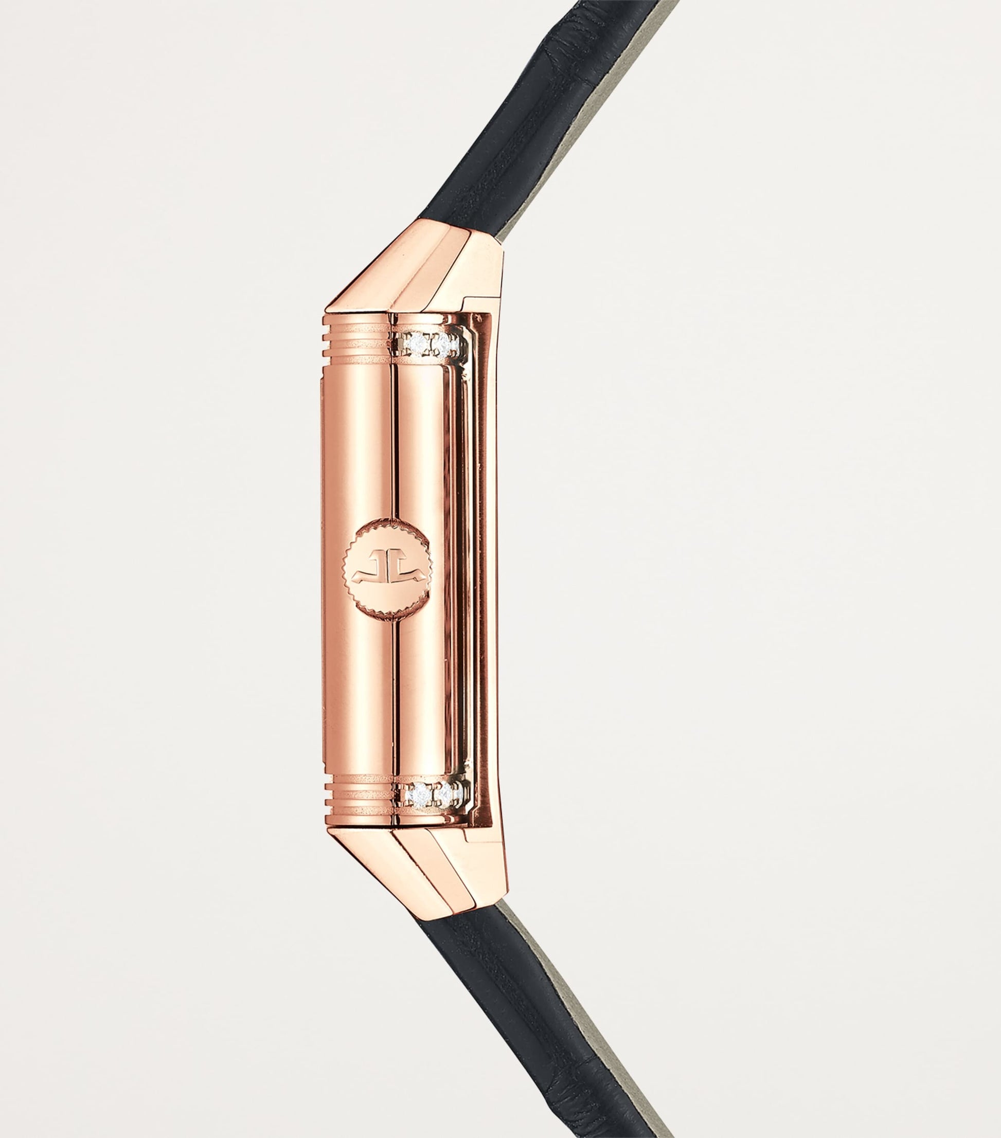 Pink Gold and Diamond Reverso Classic Duetto Watch 34mm