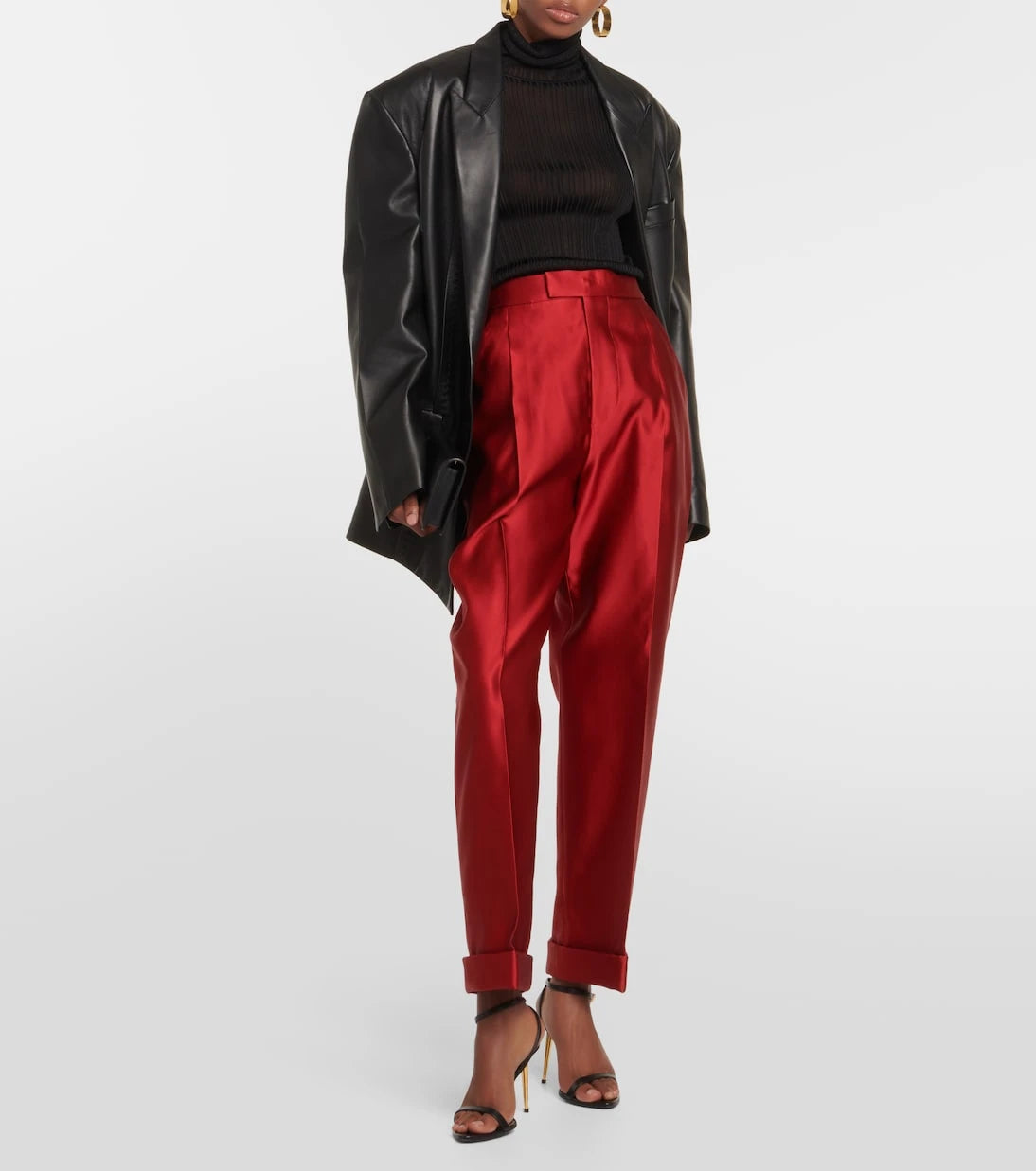 Tom Ford - Silk duchesse tapered pants