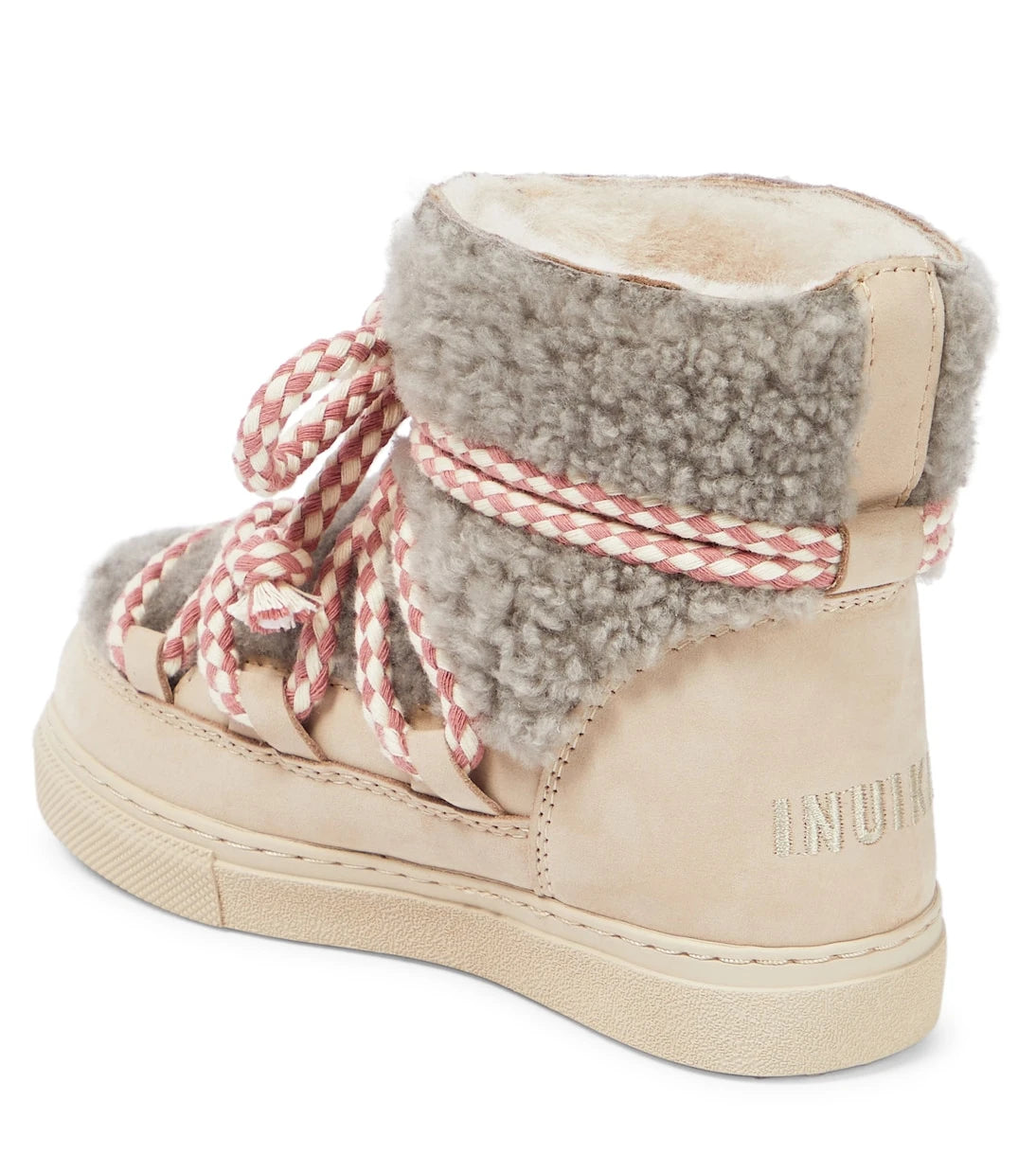 Inuikii Kids - Classic leather-trimmed shearling snow boots