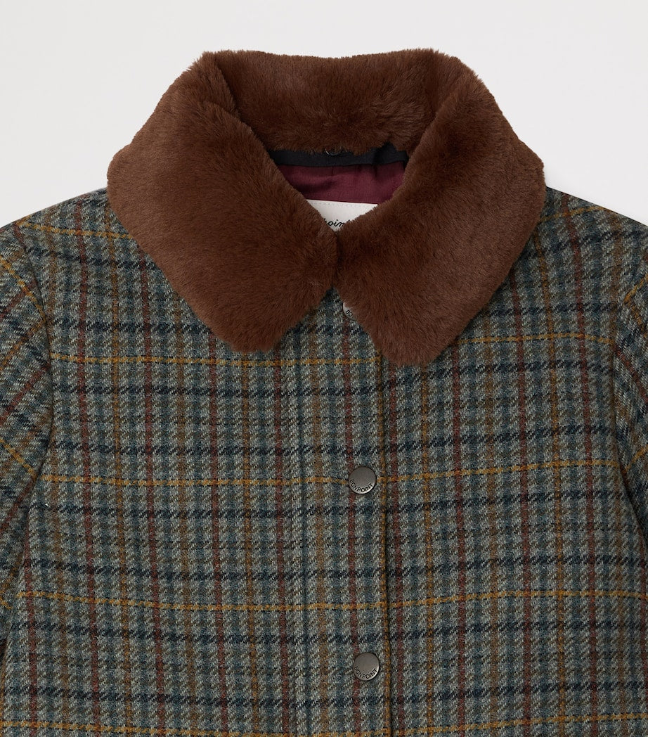 Cotton Check Coat (4-8 Years)