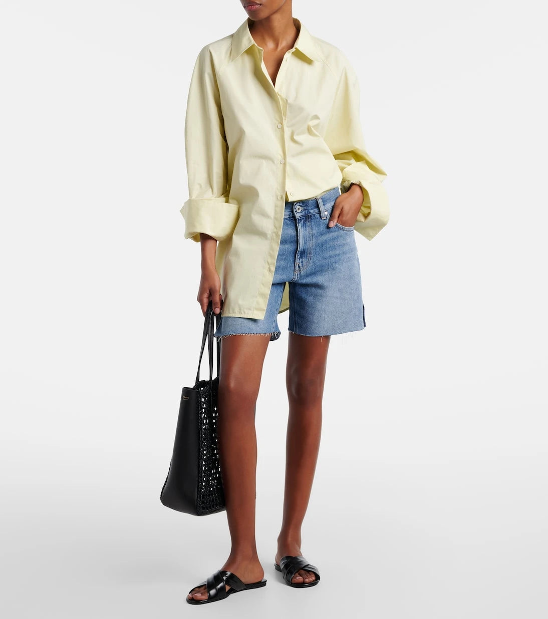 AG Jeans - Ex-Boyfriend denim Bermuda shorts