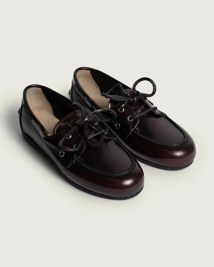 Posa Kadın Deri Boat Loafer