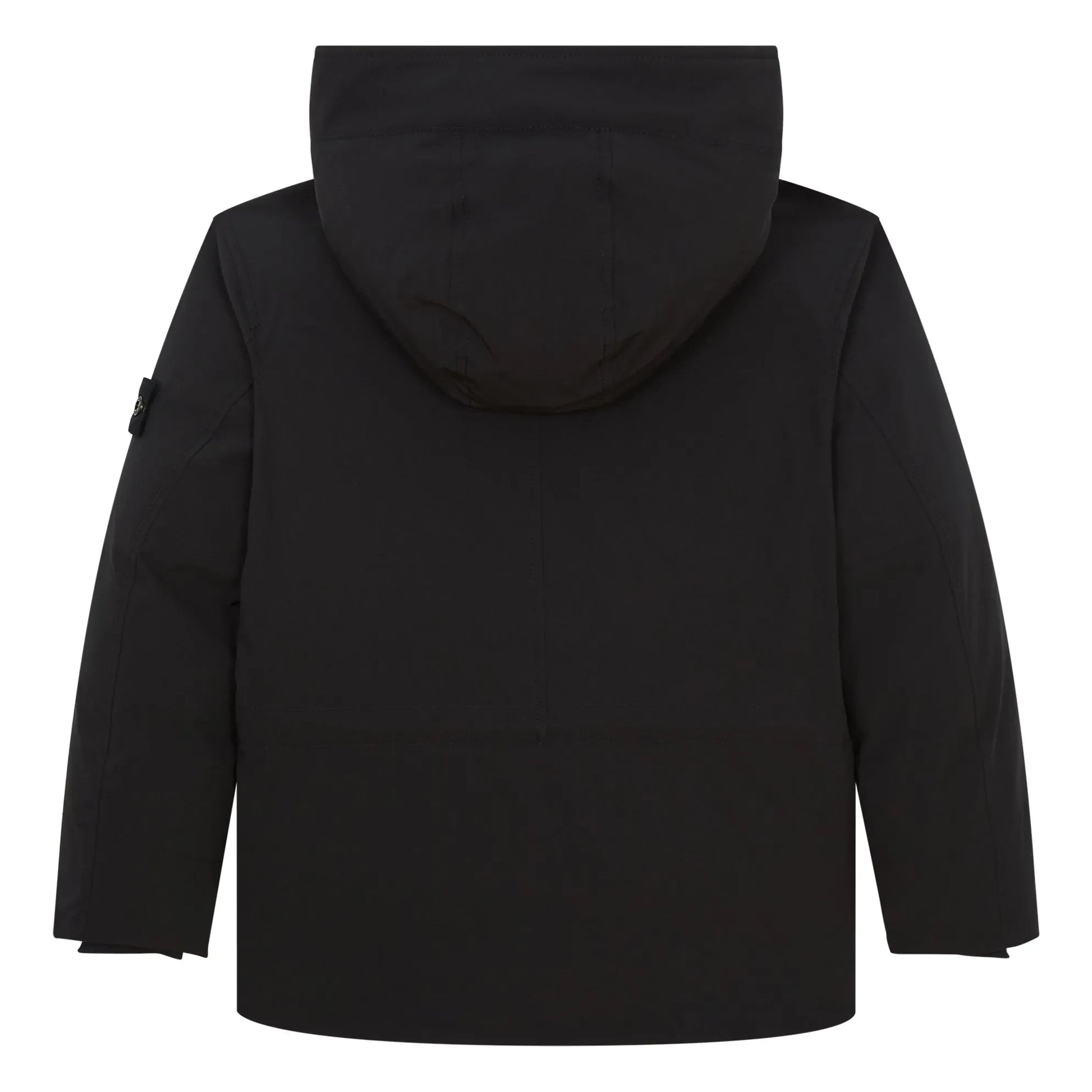 Stone Island - Logo parka | Black