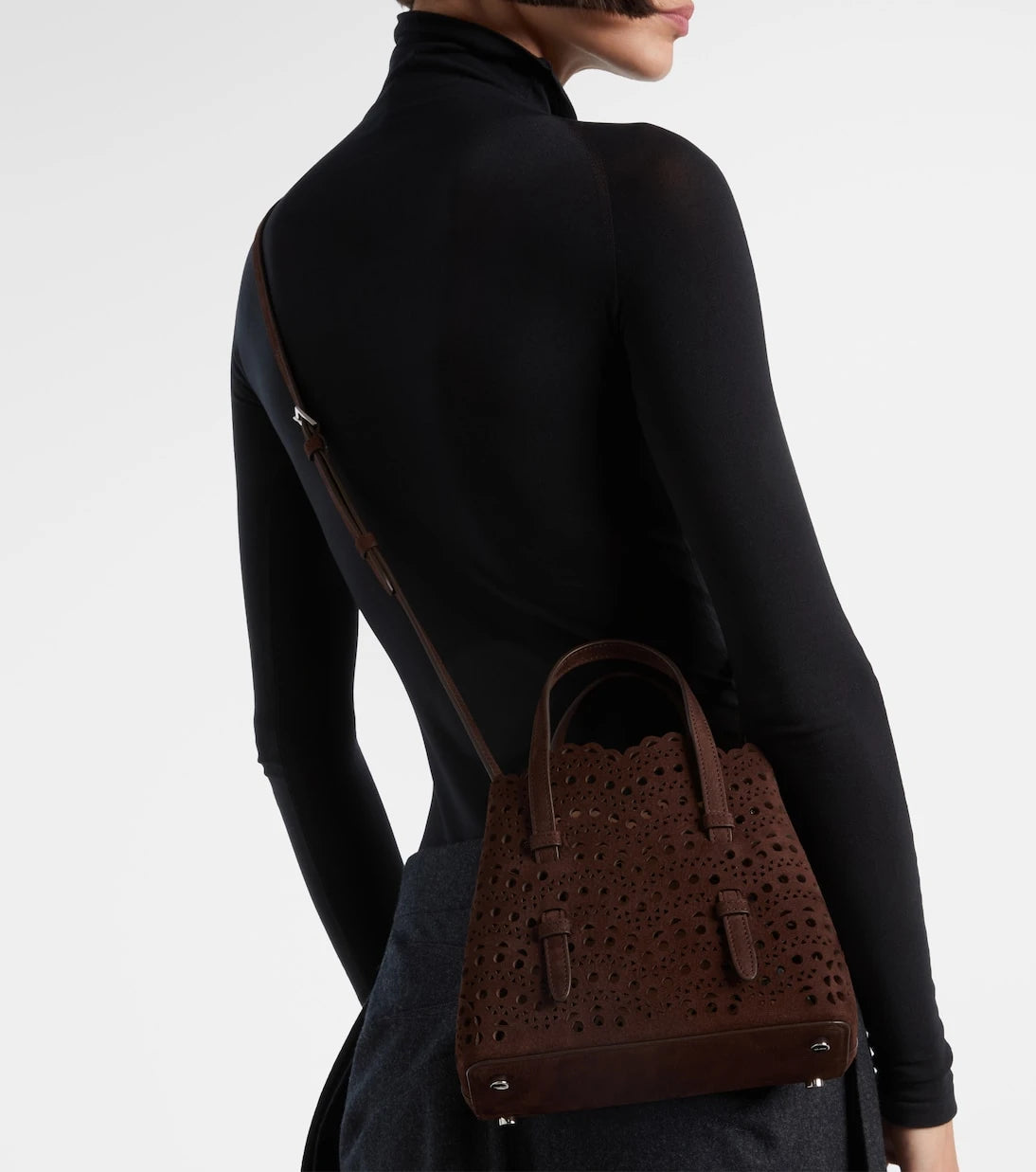 Alaïa - Mina 20 New Vienne leather tote bag
