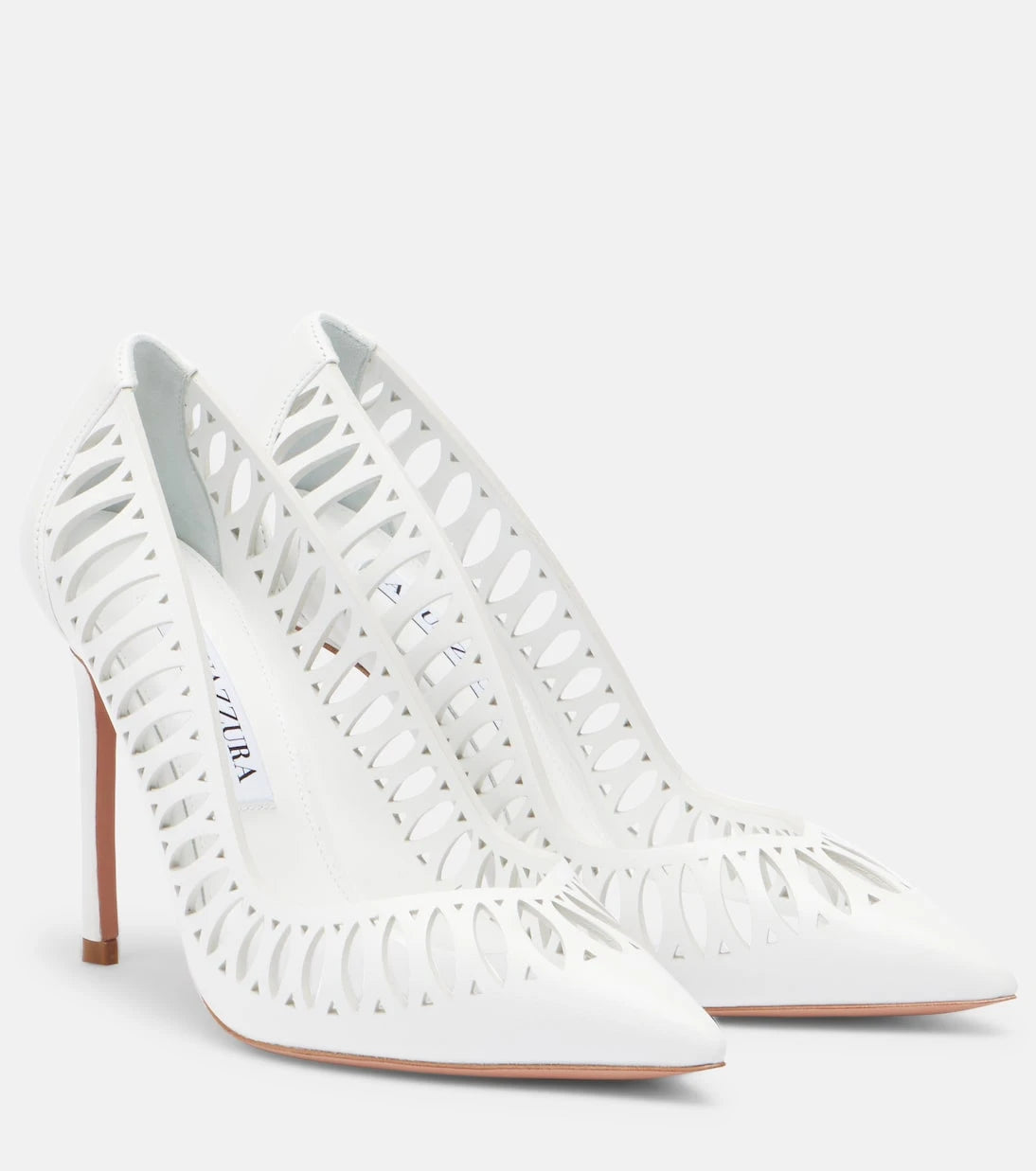 Aquazzura - Gisele perforated leather pumps