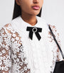 Self-Portrait White Lace Bow-Detail Blouse