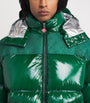 Green Down Monogram Puffer Jacket