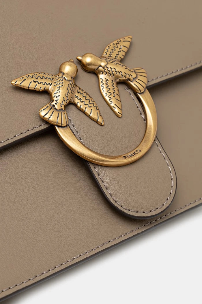 Pinko kadın deri crossbody çanta