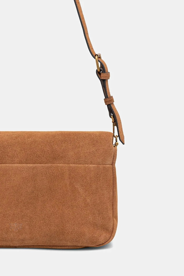 Pinko Horizontal Kadife Çanta