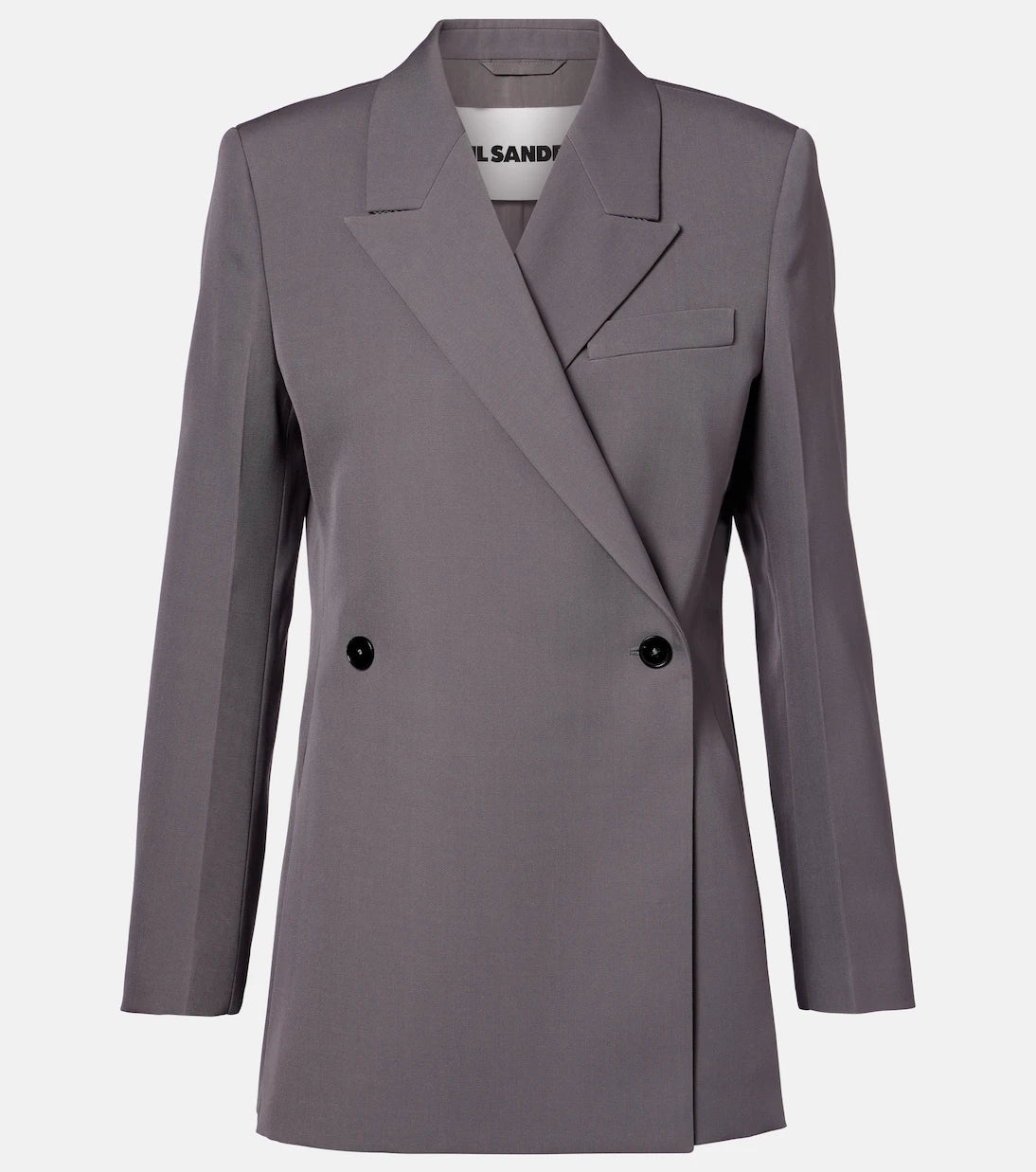 Jil Sander - Double-breasted wool gabardine blazer