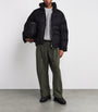 Black Down Ripstop Puffer Jacket