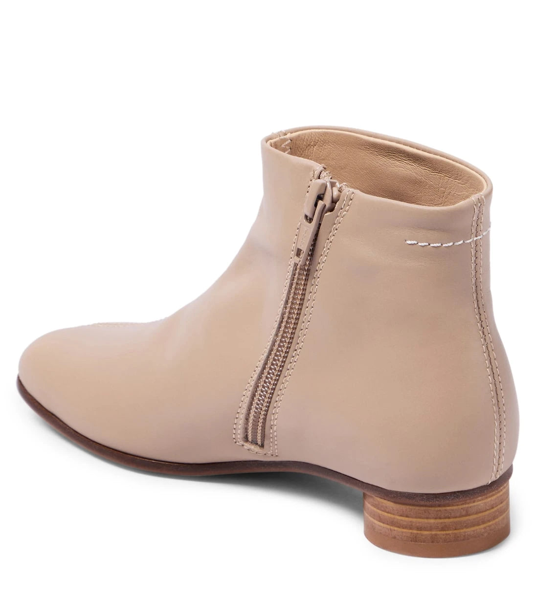 MM6 Maison Margiela Kids - Leather ankle boots