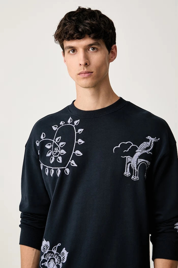 Scotch & Soda erkek pamuklu sweatshirt