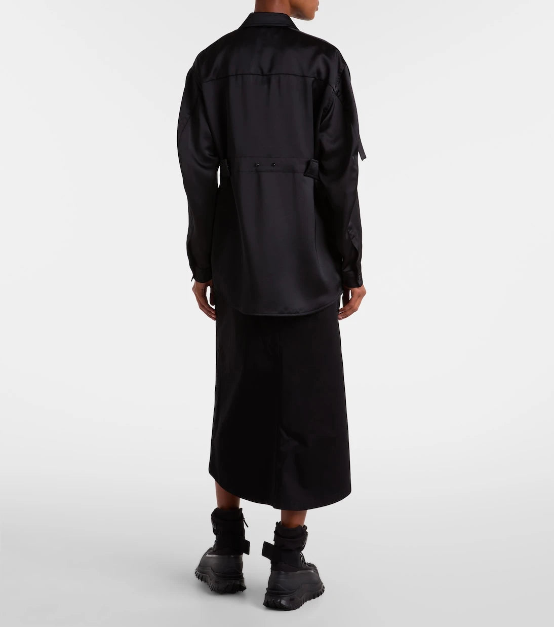 Moncler Genius - x EE72 by Edward Enninful satin shirt