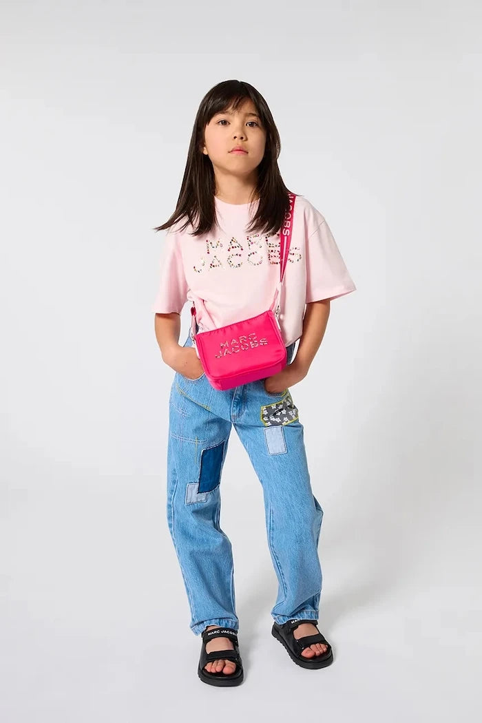 Детска памучна тениска Marc Jacobs