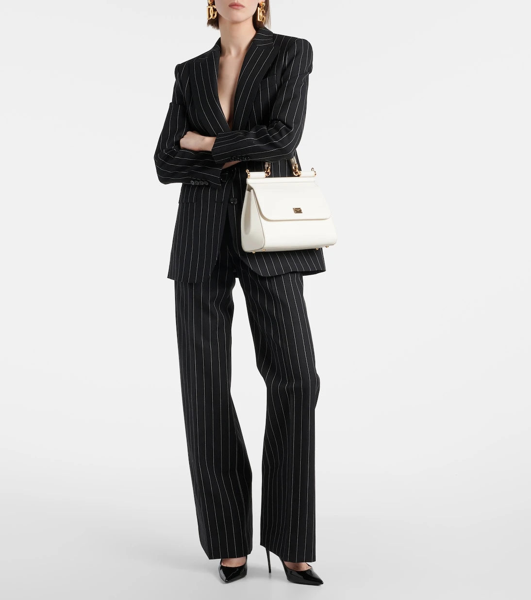 Dolce&Gabbana - حقيبة كتف Miss Sicily Medium من الجلد
