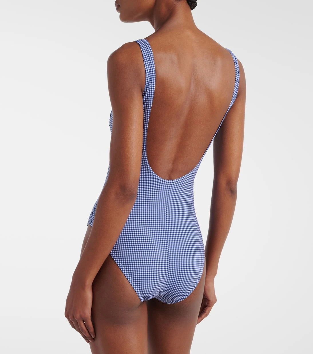 Karla Colletto - Gingham ruched swimsuit