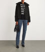 Black Faux-Shearling Jacket