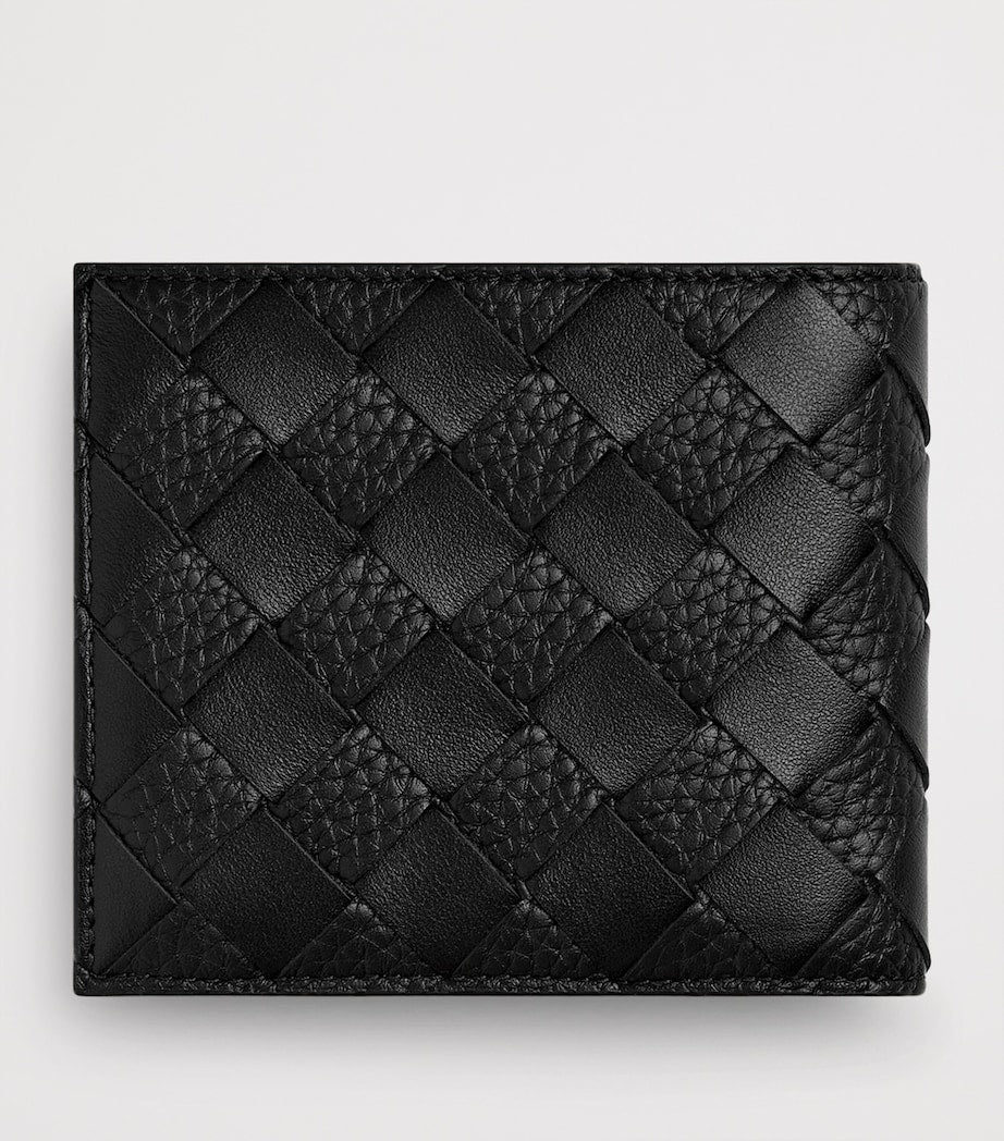 Leather Intrecciato Bifold Wallet