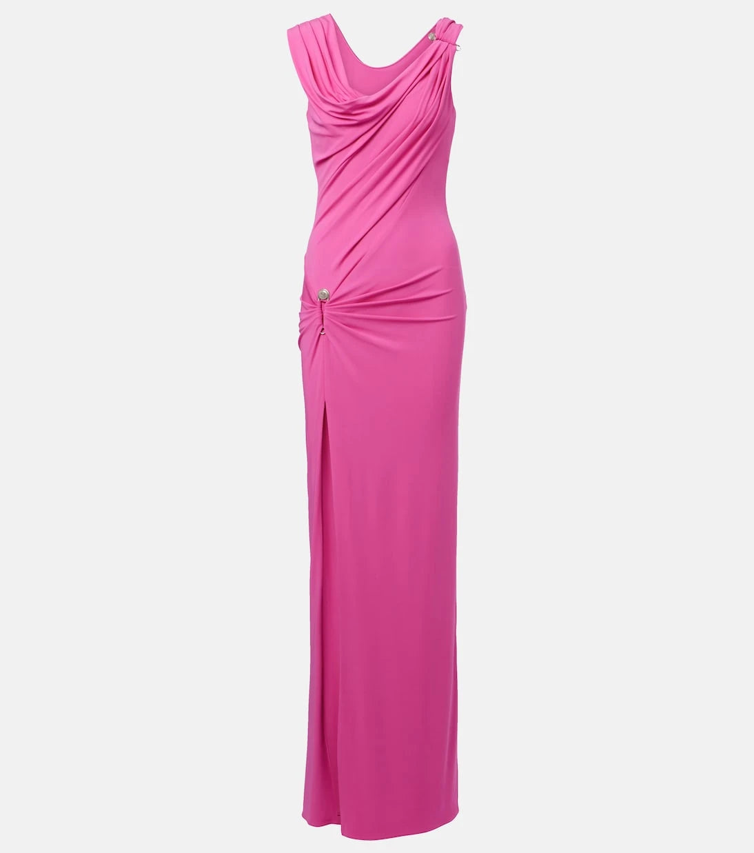 Versace - Safety Pin draped gown