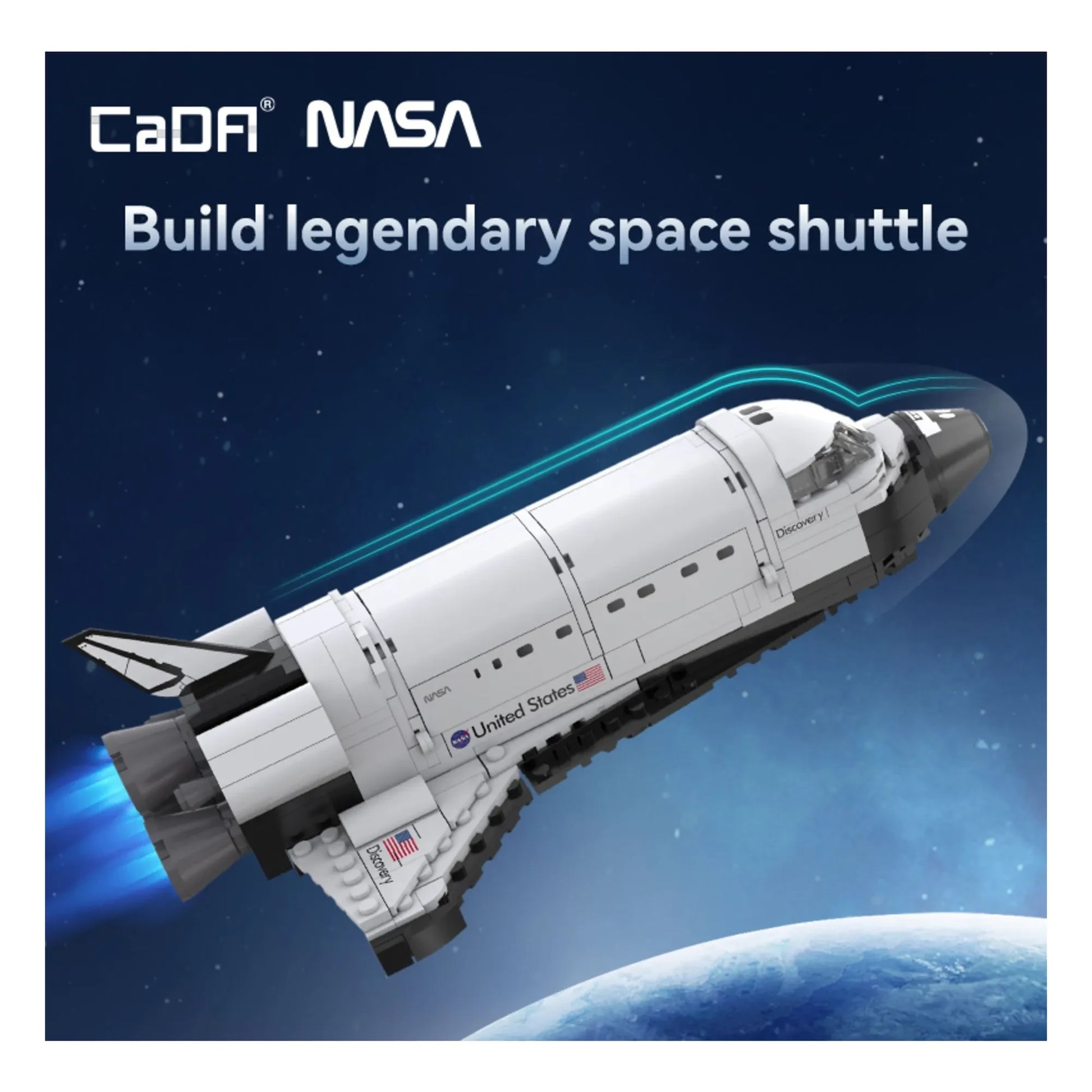 Cada - Construction kit - NASA Space Shuttle Discovery - 475 pieces