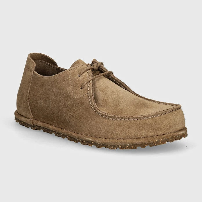 Половинки обувки от велур Birkenstock Utti Lace
