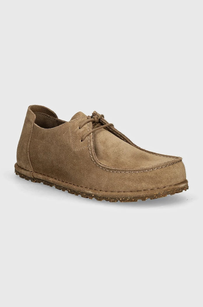 Половинки обувки от велур Birkenstock Utti Lace
