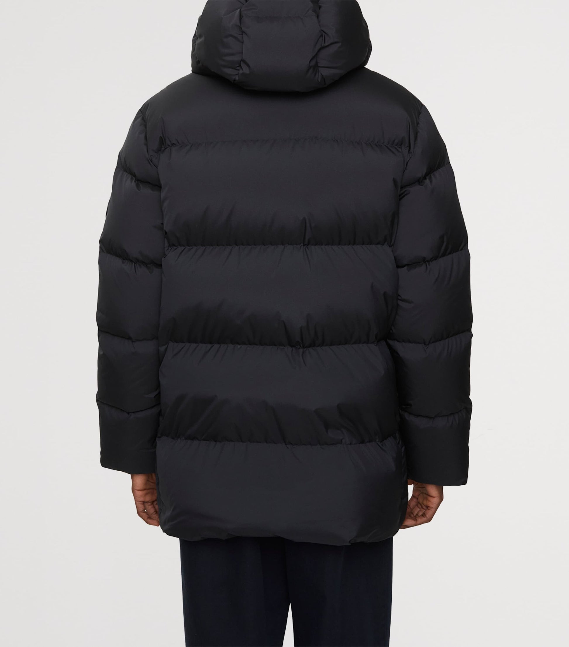 Burberry Black Hooded Down Puffer Jacket
