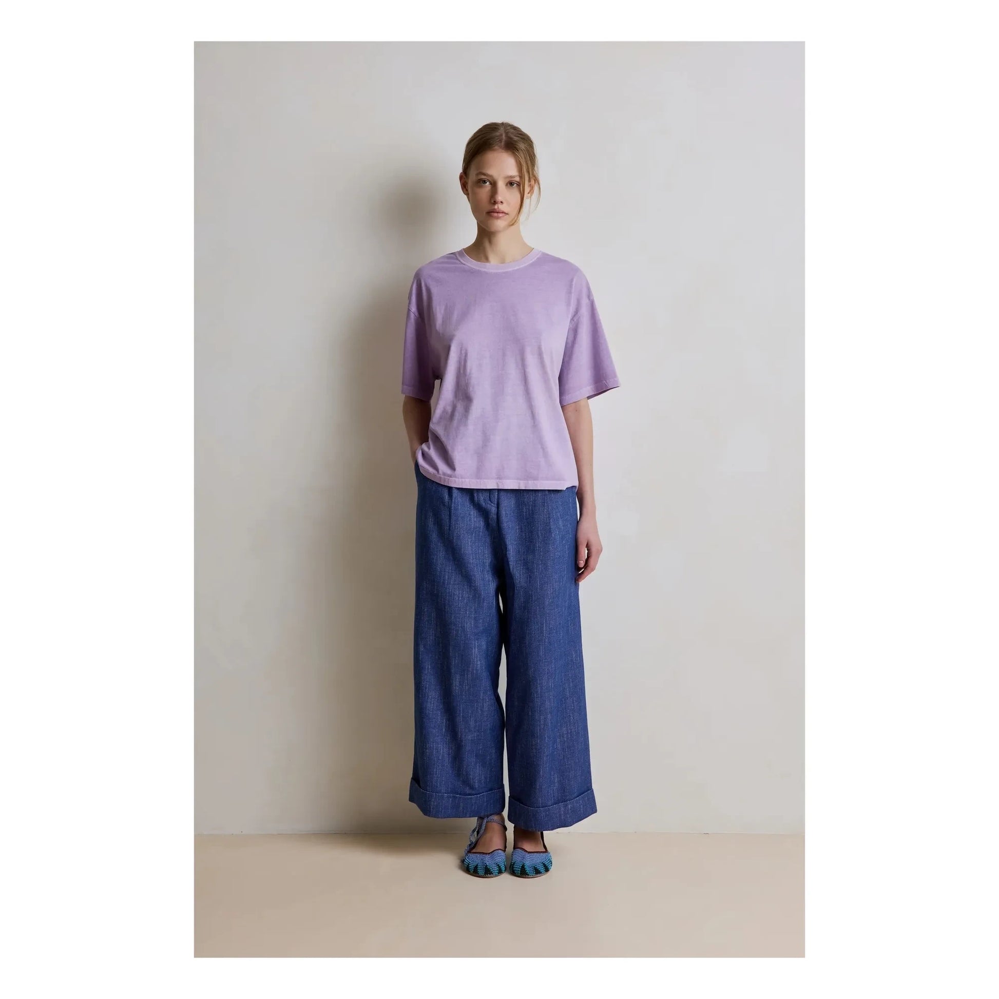 Hod - Ambre Cotton T-shirt | Lilac