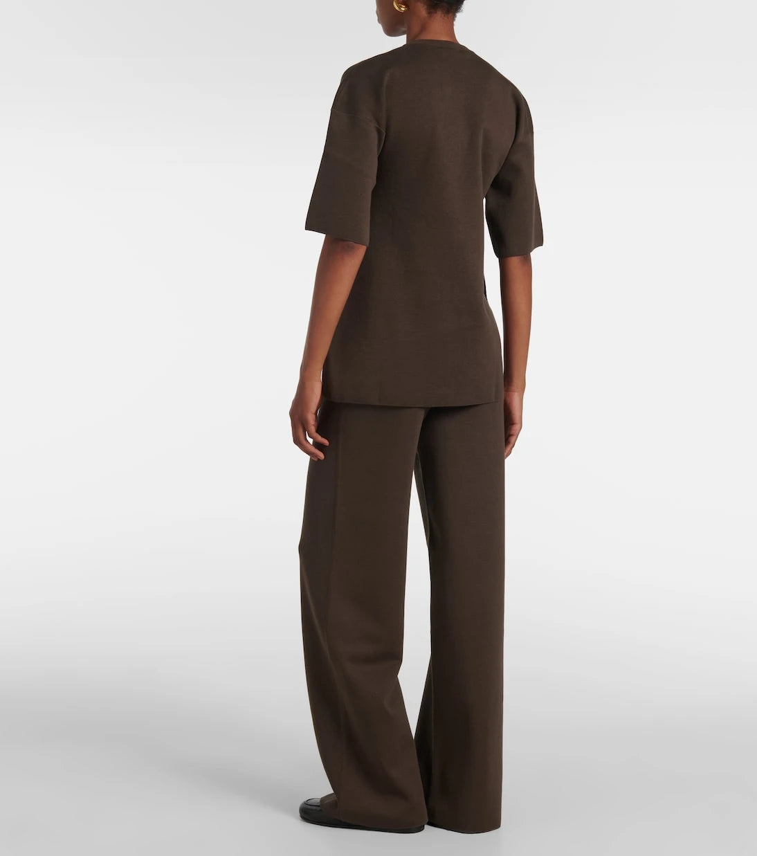 Fforme - Dwyn wool and cotton-blend T-shirt