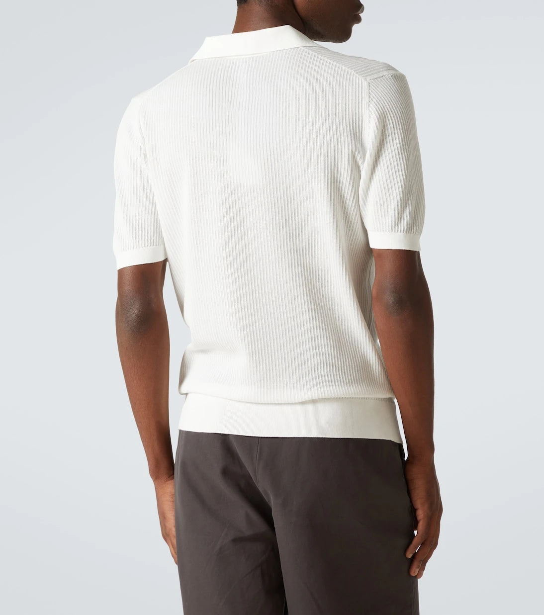 Fedeli - Cotton piqué polo shirt