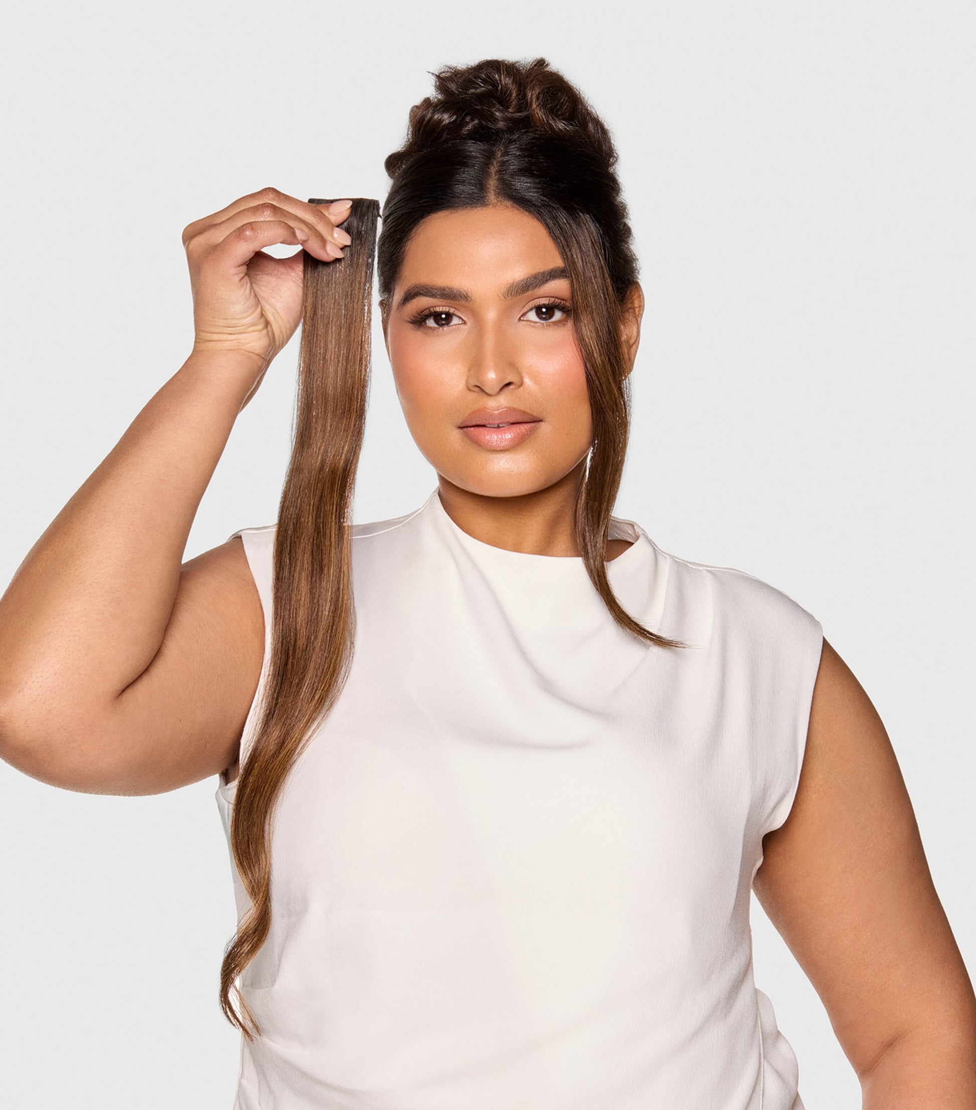 Beauty Works x Huda BARELY THERE Mix & Match Minis Clip-In Hair Extensions (20")