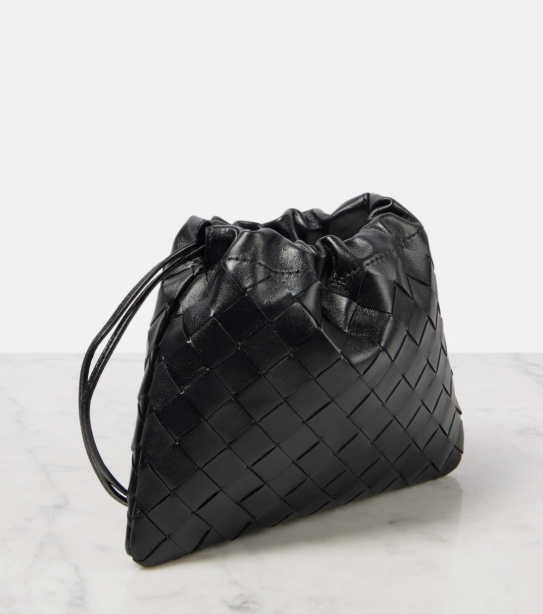 Bottega Veneta - Dustbag Küçük deri çapraz çanta