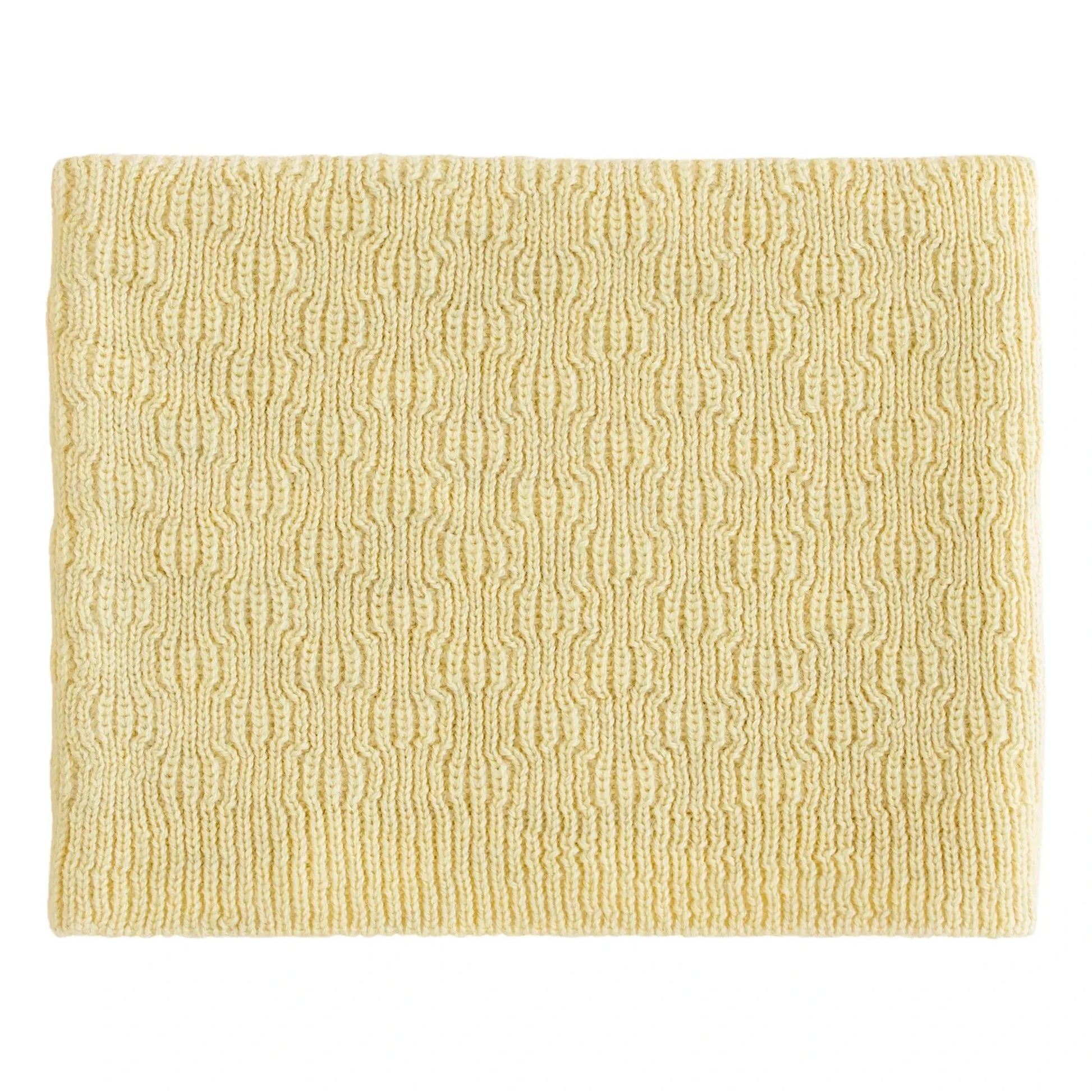 Hvid - Gigi Merino Wool Snood | Pale yellow