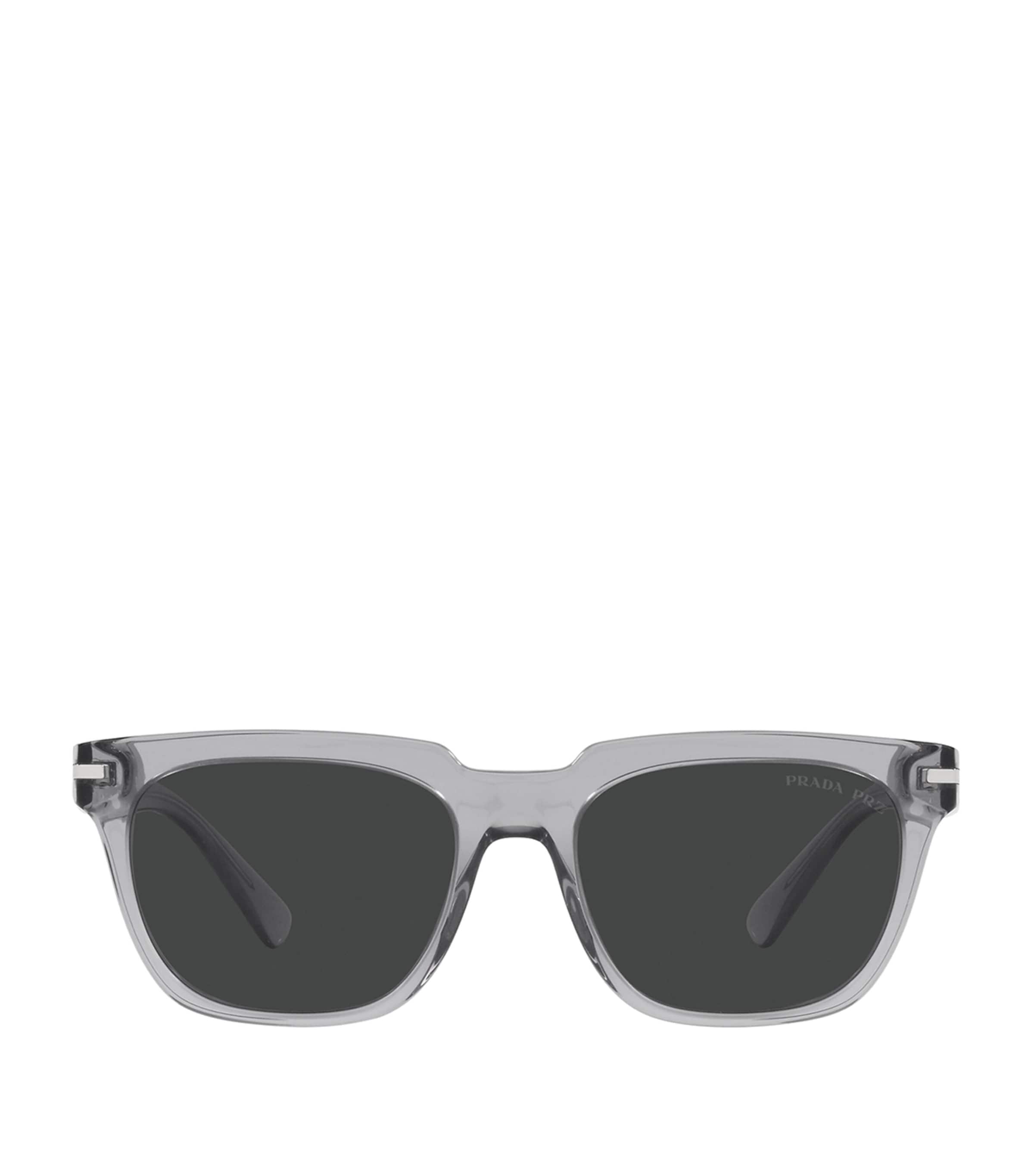 Clear Acetate Wayfarer Sunglasses