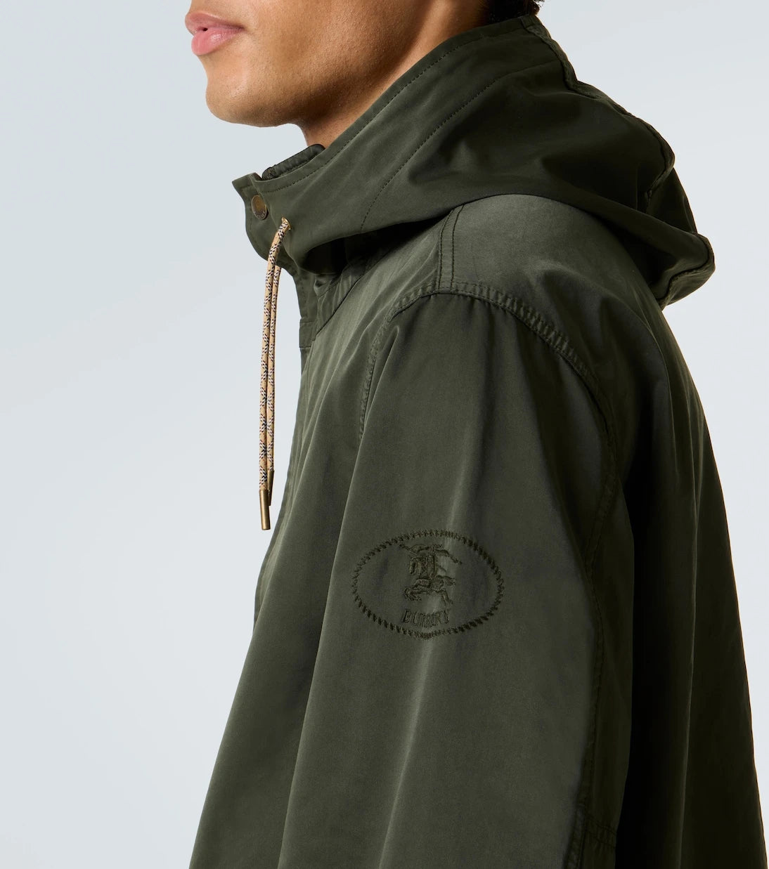 Burberry - سترة بغطاء للرأس