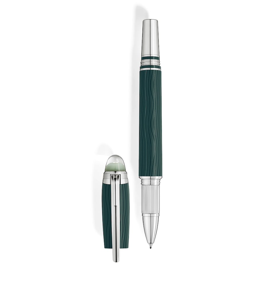 Montblanc Platinum-Coated StarWalker PolarGreen Fineliner Pen