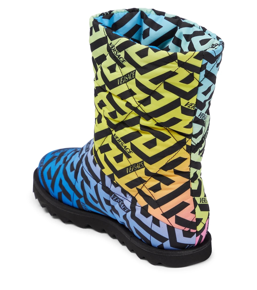 Versace Kids - La Greca quilted boots