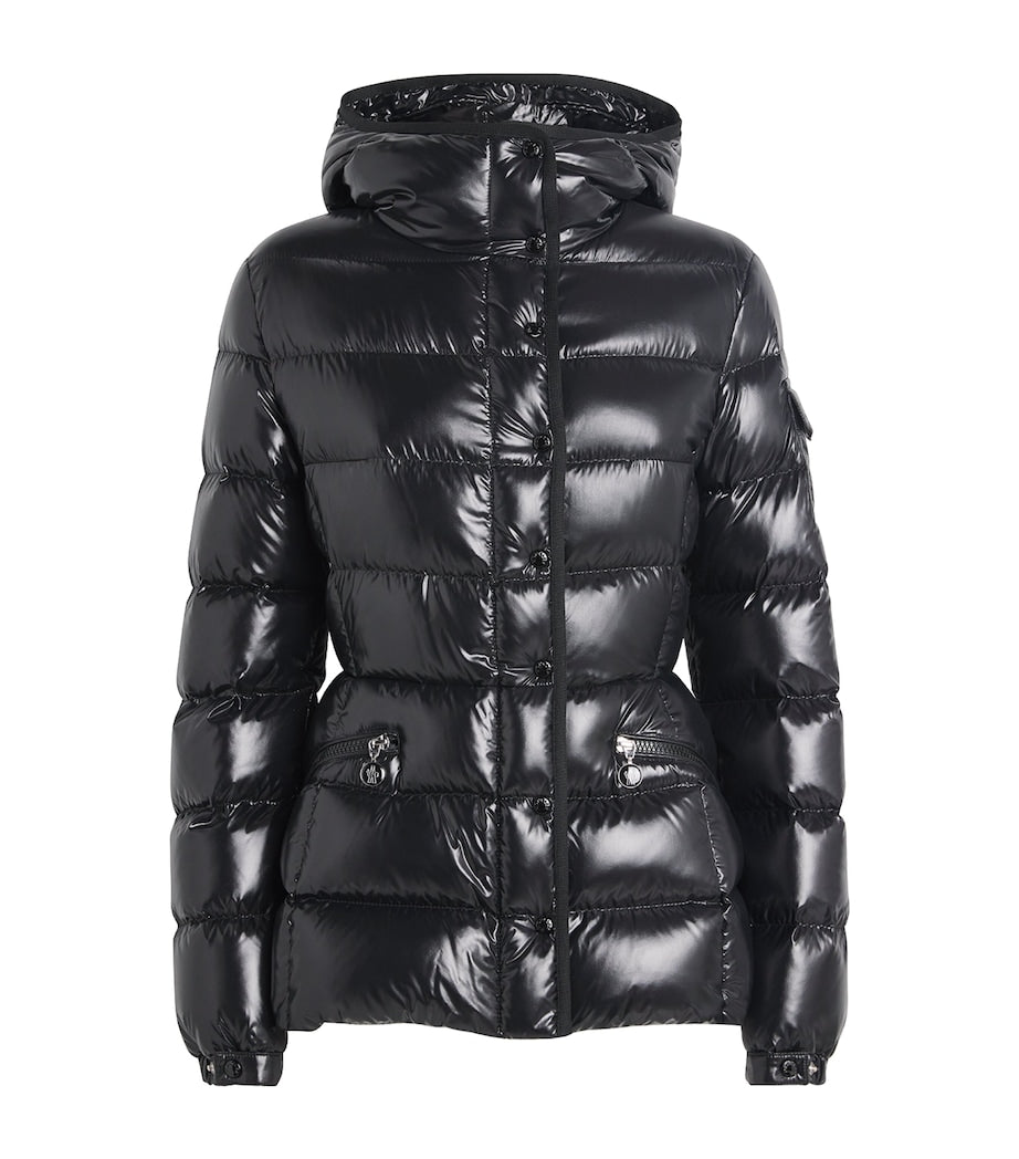 Moncler Black Down Hooded Barante Jacket