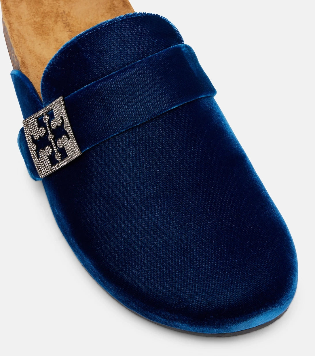 Tory Burch - Mellow embellished velvet mules