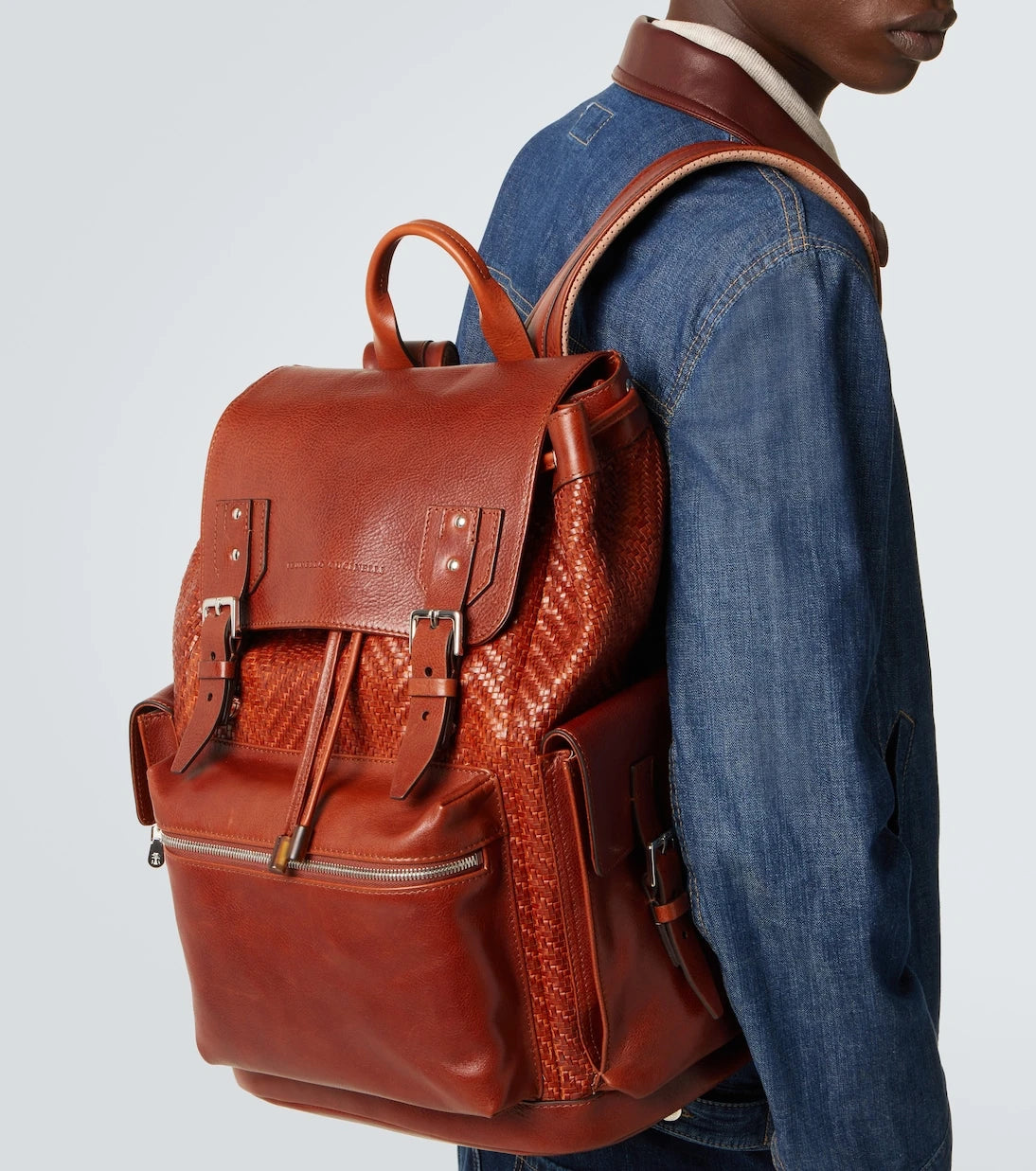 Brunello Cucinelli - City leather backpack