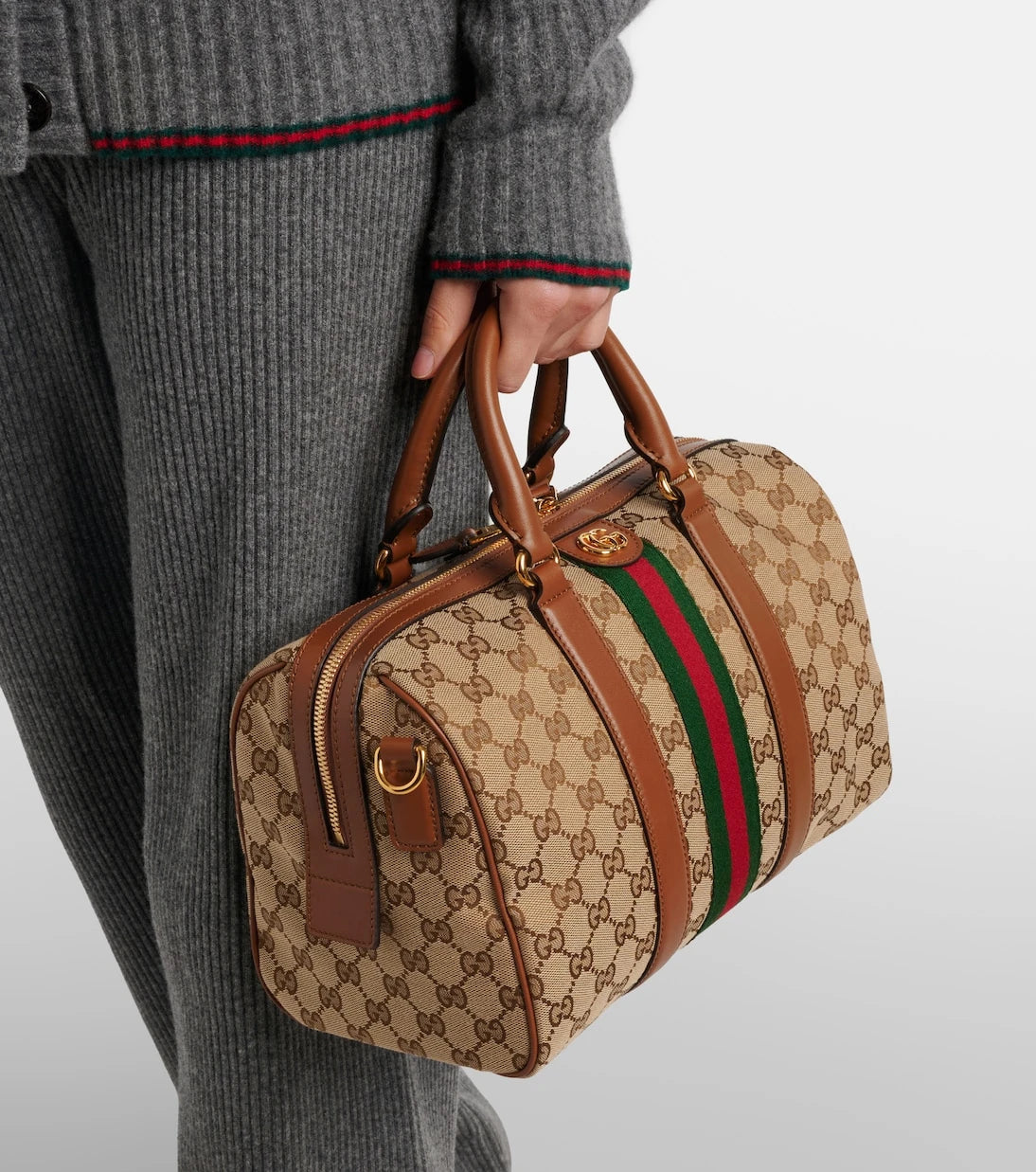 Gucci - حقيبة توتس أوفيديا متوسطة GG