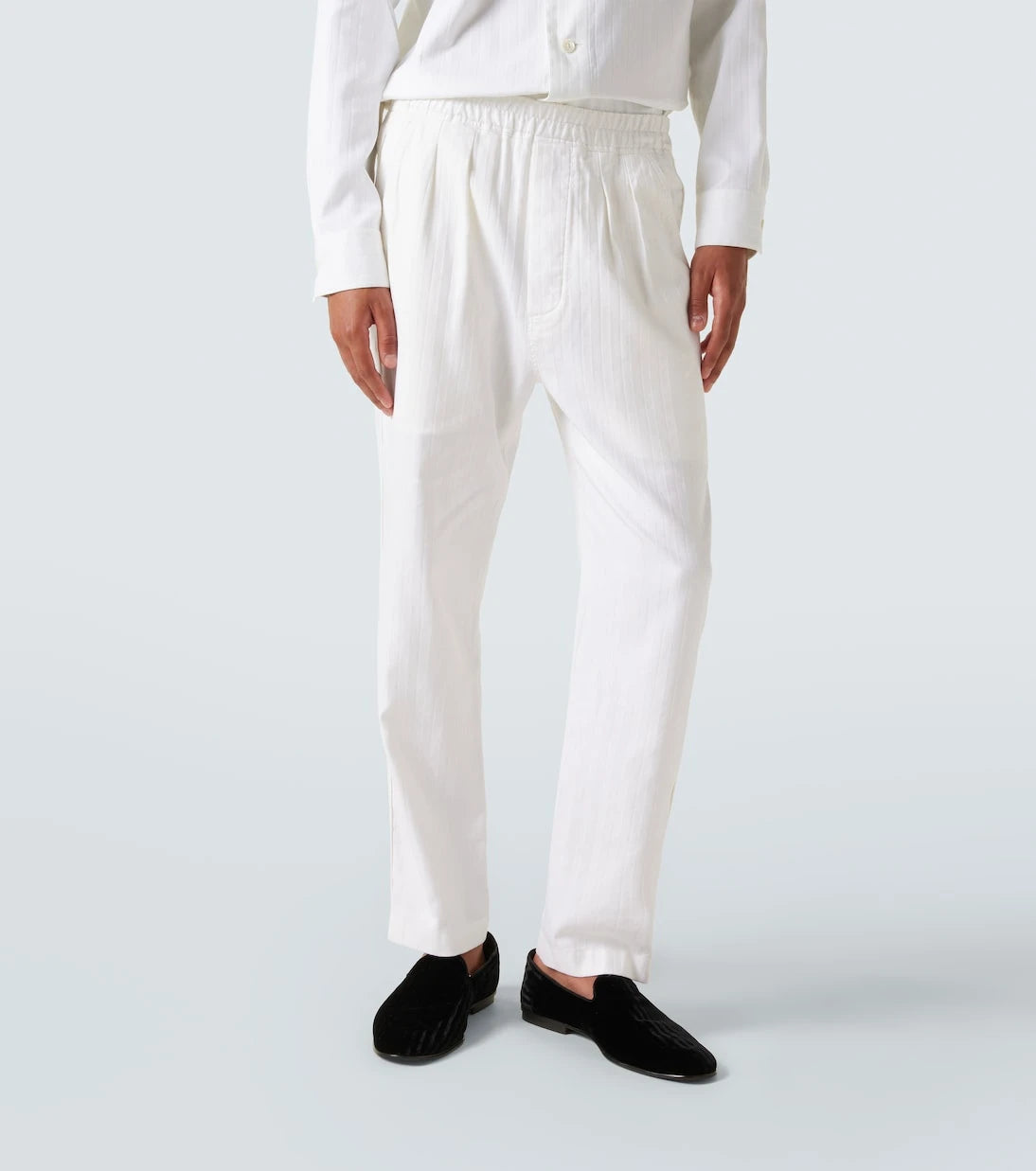 Tom Ford - Cotton and silk straight pants