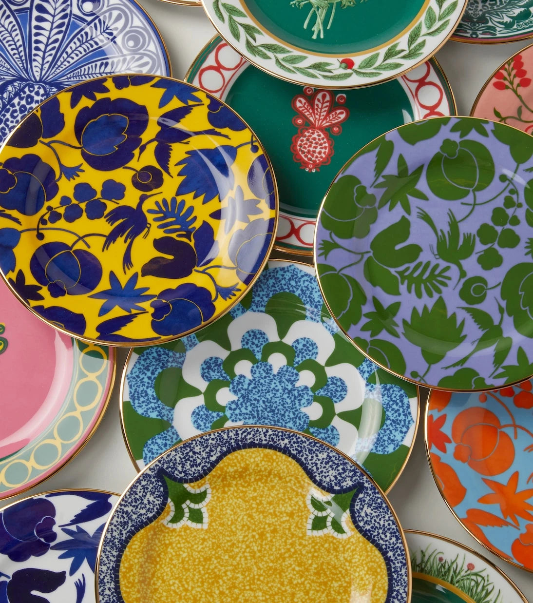 La DoubleJ - Pineapple set of 6 dessert plates