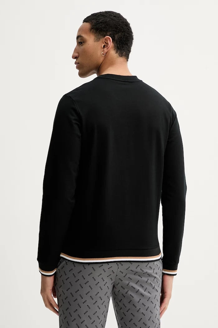Домашен суичър от памук BOSS Iconic Sweatshirt