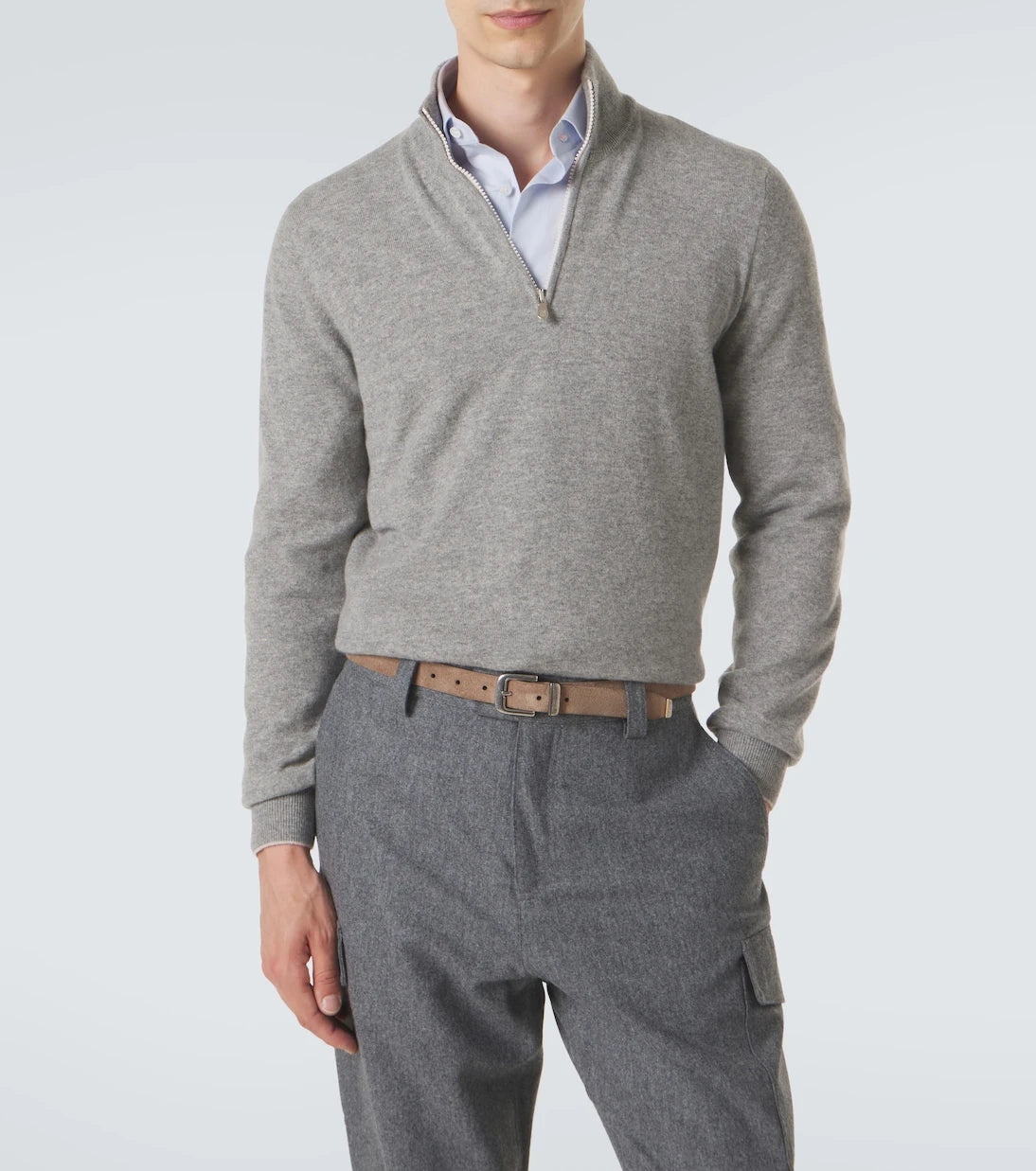 Brunello Cucinelli - Cashmere half-zip sweater