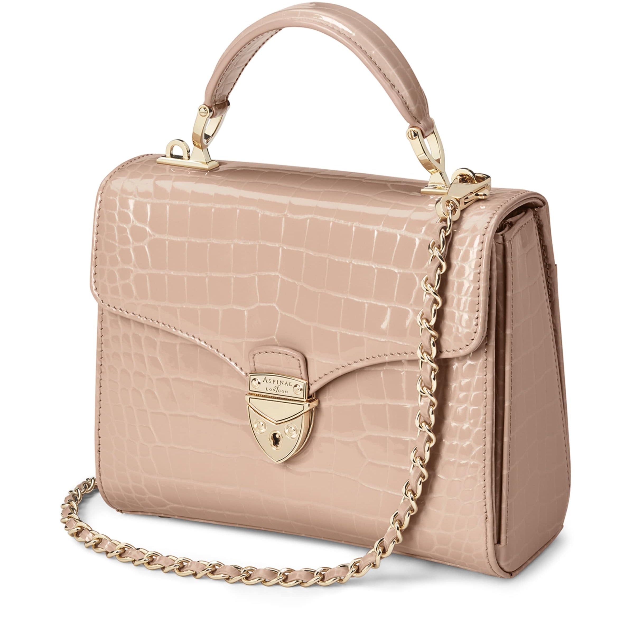 Aspinal Of London Neutral Midi Mayfair Top-Handle Bag