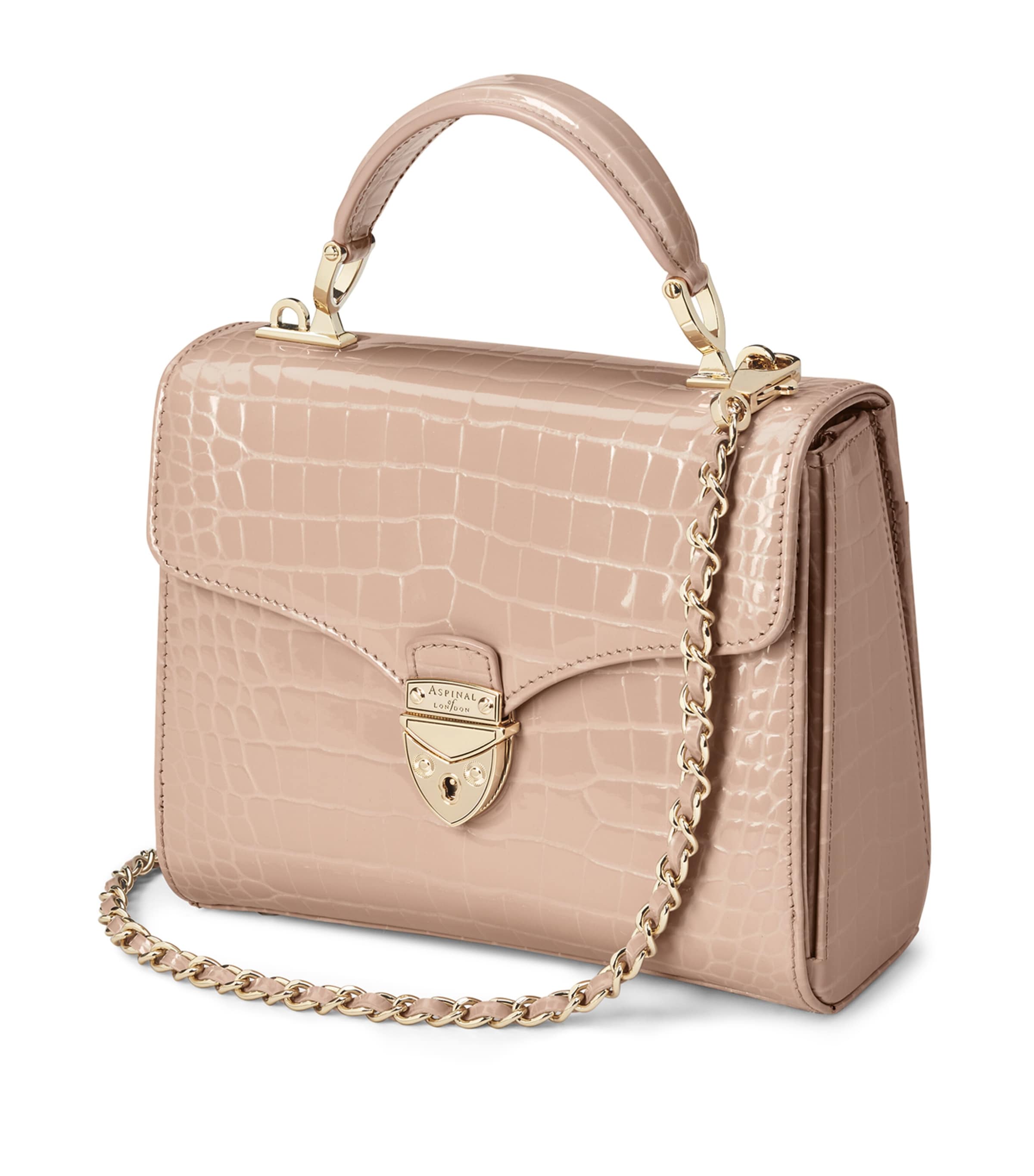 Aspinal Of London Neutral Midi Mayfair Top-Handle Bag