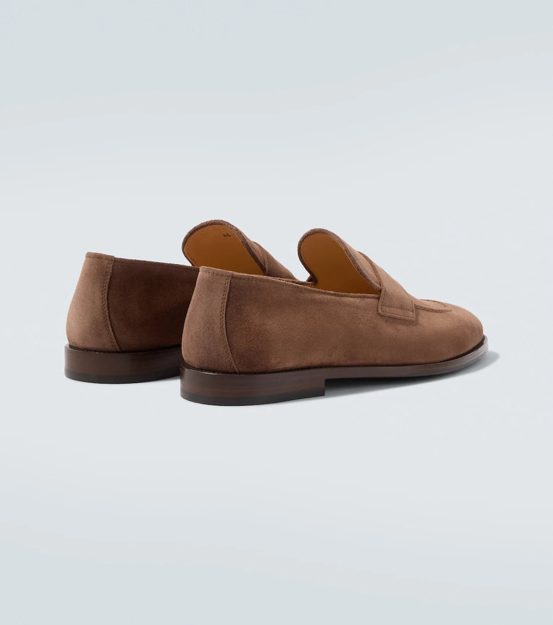Brunello Cucinelli - Suede penny loafers