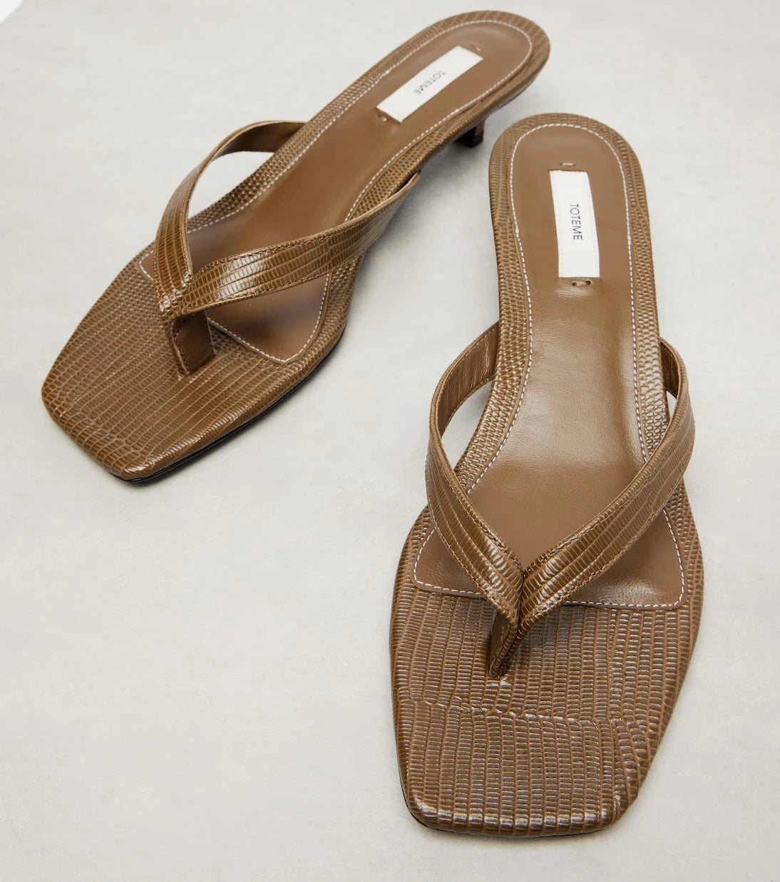 Toteme - Leather thong sandals